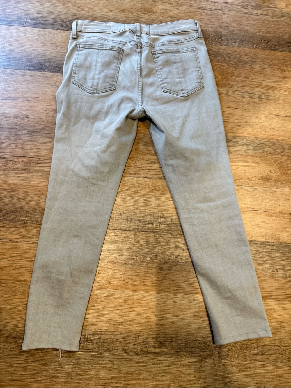 rag & bone Cropped Slim Jeans in Burmese - Picture 6 of 8